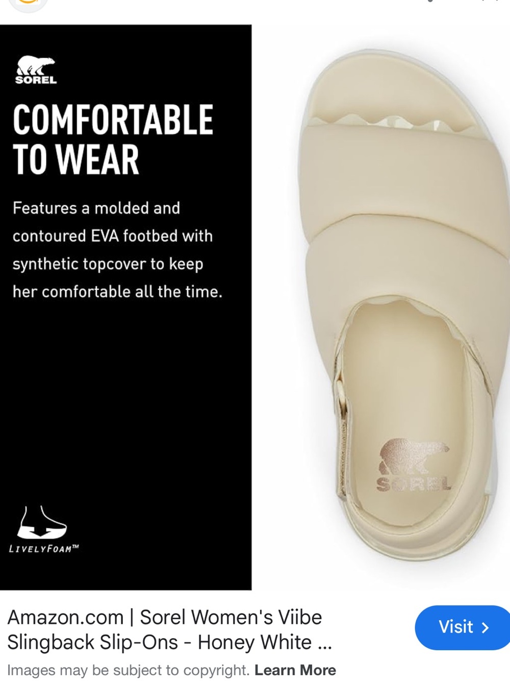Sorel comfy sandals